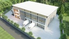 โครงการก่อสร้าง-อาคารโรงงานซื้อขาย-เก็บชิ้นส่วนเครื่องจักรกลเก่า-1